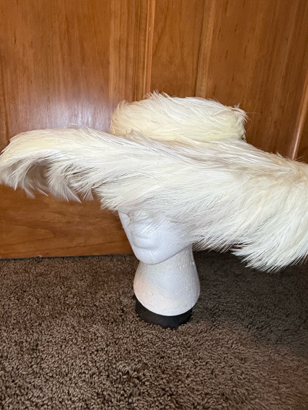 VINTAGE 50’s Urbi et Orbi HAT FEATHERS HAT